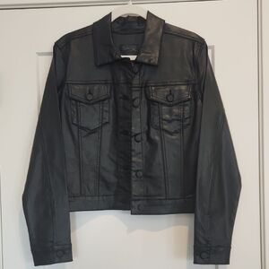 Kut from the Kloth Black Jean Jacket